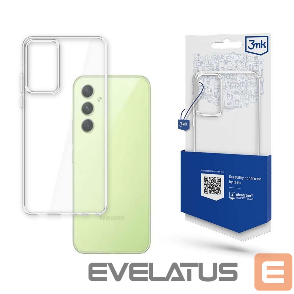 Back panel cover 3MK Case for Samsung Galaxy A34 5G 3mk Armor Case series - transparent