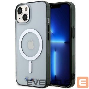 Back panel cover BMW  BMW Silver Ring MagSafe case for iPhone 14 Plus - transparent 