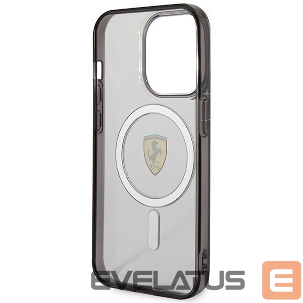 Back panel cover Ferrari Ferrari FEHMP14XURKT iPhone 14 Pro Max 6.7" clear/transparent hardcase Outline Magsafe