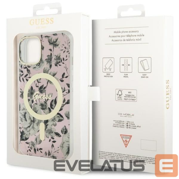 Back panel cover Guess Pink