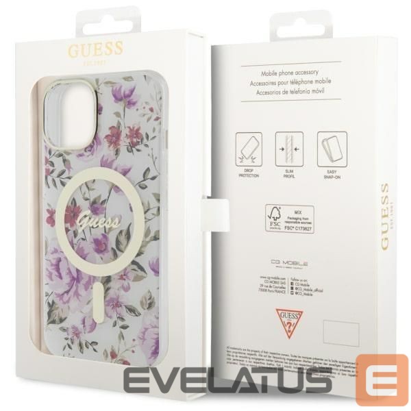 Back panel cover Guess Transparent