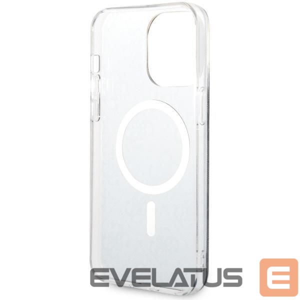 Back panel cover Guess Guess 4G MagSafe case for iPhone 14 Pro Max - black