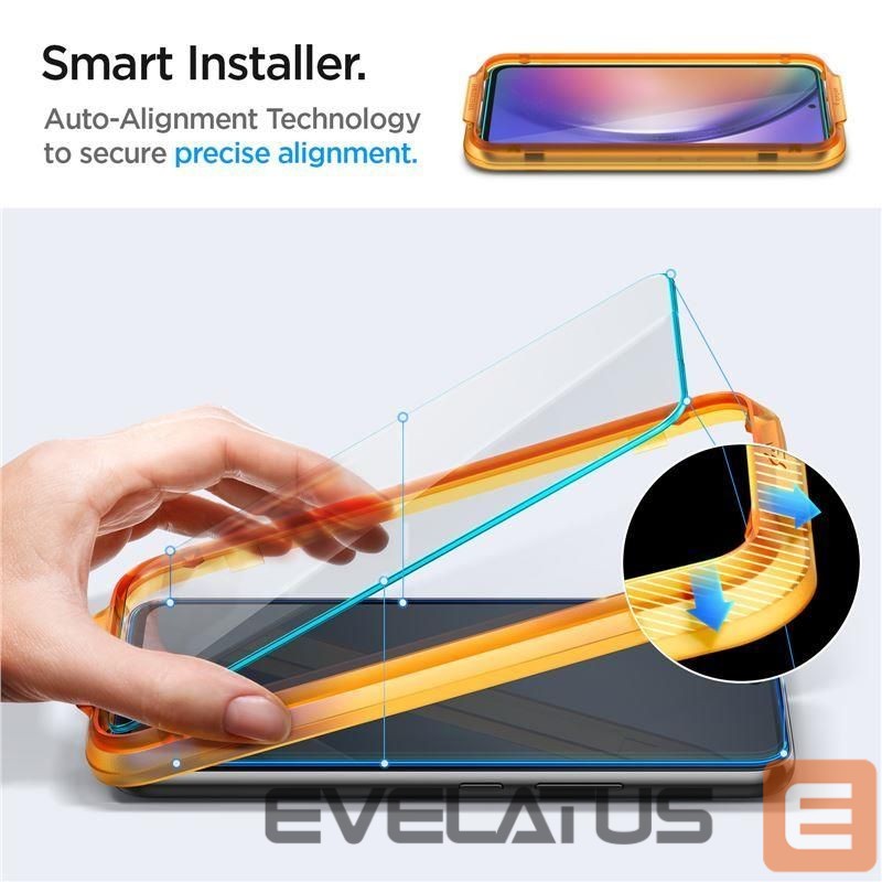 Protective glass Spigen Spigen ALM Glas.tR tempered glass for Samsung Galaxy A54 5G - 2 pcs.