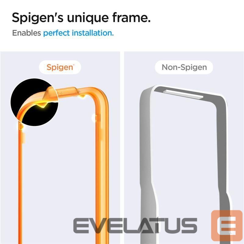 Protective glass Spigen Spigen ALM Glas.tR tempered glass for Samsung Galaxy A54 5G - 2 pcs.