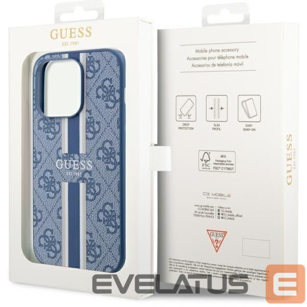 Back panel cover Guess Blue