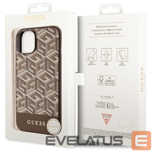 Back panel cover Guess Brown