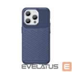 Back panel cover Hurtel  Armored iPhone 15 Pro Thunder Case - blue 