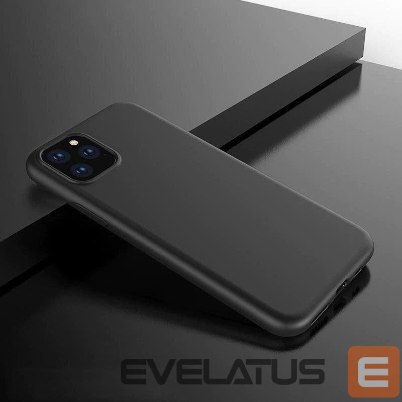 Back panel cover Hurtel Gel flexible cover for iPhone 15 Pro Soft Case - black