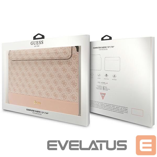Back panel cover Guess Pink