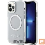Back panel cover Guess  Silver || Transparent 
