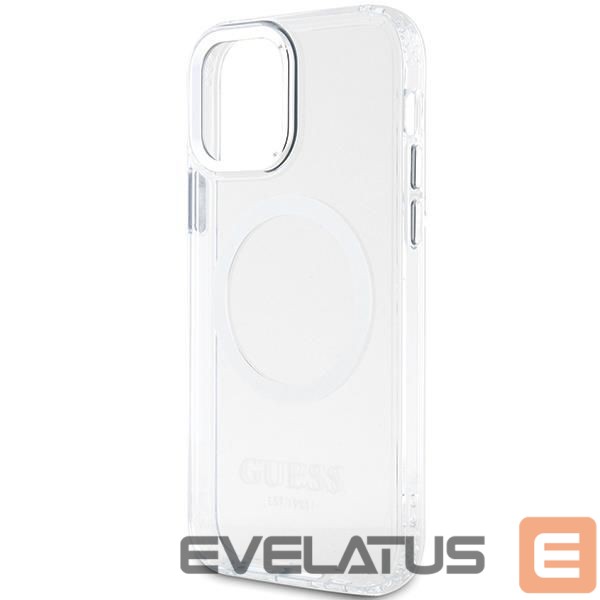 Back panel cover Guess Silver || Transparent