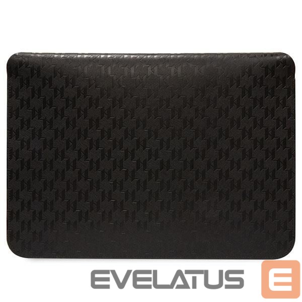 Back panel cover Karl Lagerfeld Karl Lagerfeld Saffiano Plaque case for a 14" laptop - black