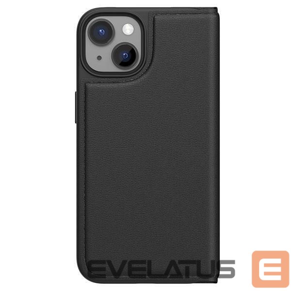Back panel cover Adidas Adidas OR Booklet Case BASIC iPhone 14 6.1" black/black white 50181