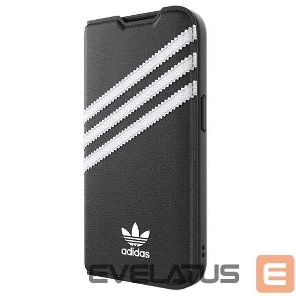 Back panel cover Adidas Adidas OR Booklet Case PU iPhone 14 Pro black/white 50196