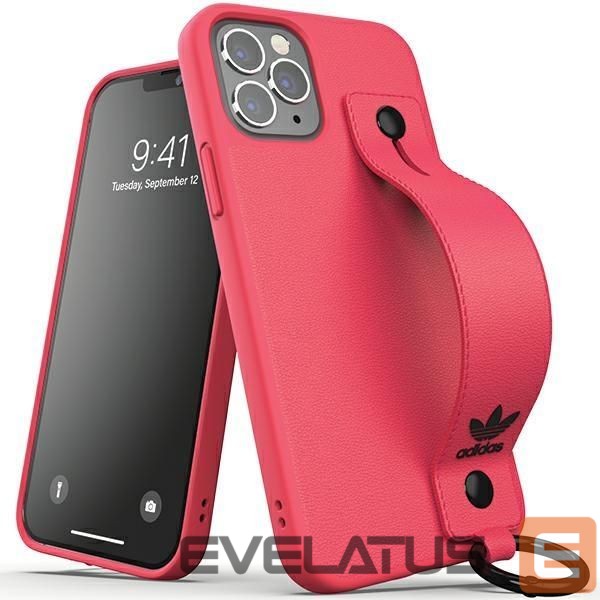 Back panel cover Adidas Adidas OR Hand Strap Case for iPhone 12 / iPhone 12 Pro - pink