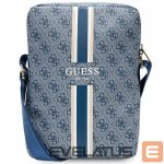 Back panel cover Guess  Guess Bag GUTB10P4RPSB 10" blue/blue 4G Stripes Tablet Bag 