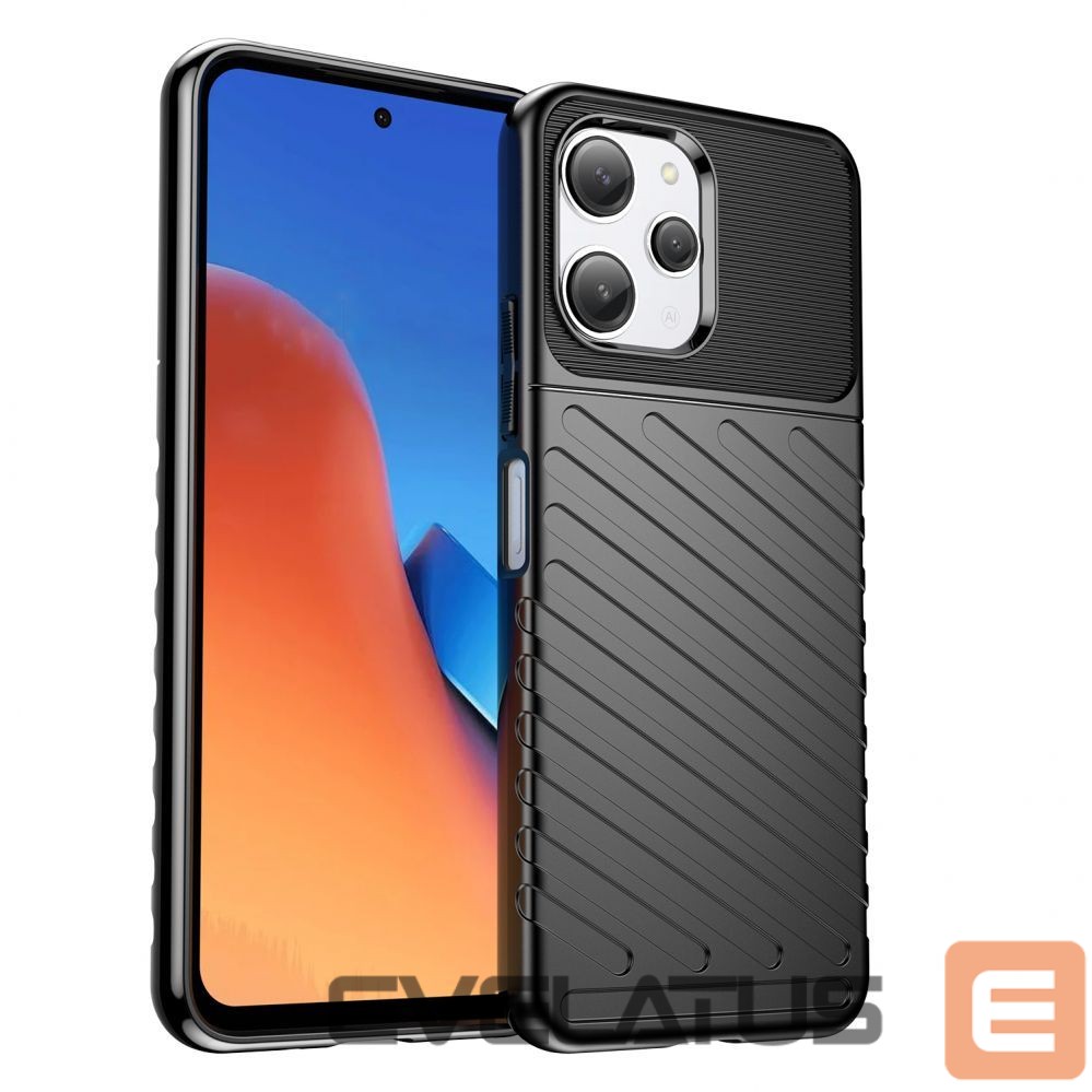 Back panel cover Hurtel Xiaomi Redmi 12 Thunder Case - black