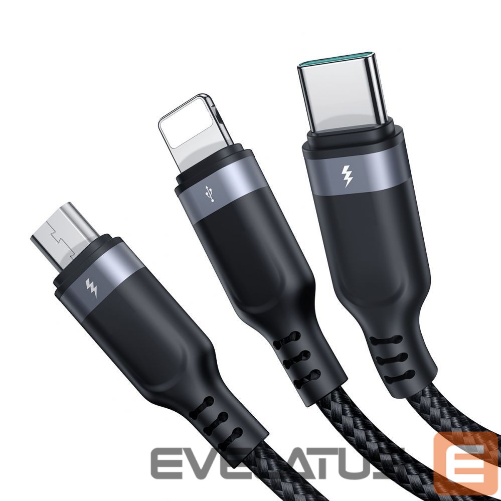 Cable Joyroom Black \ 0.3 m