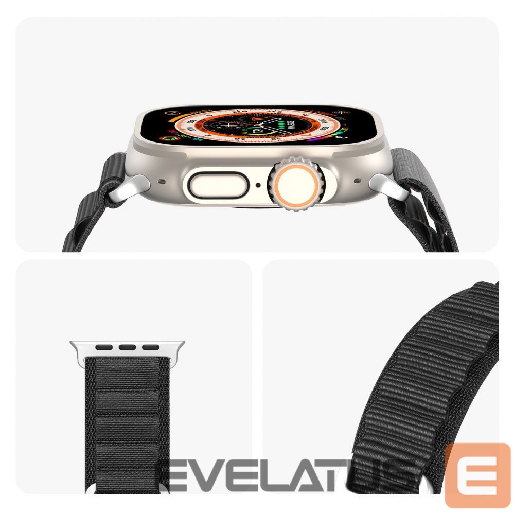 Back panel cover Dux Ducis - Sport Buckle Strap for Apple Watch 38/40/41/42MM Black