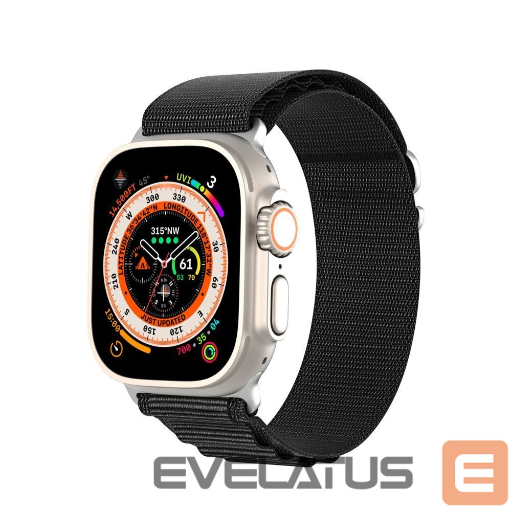 Back panel cover Dux Ducis - Sport Buckle Strap for Apple Watch 38/40/41/42MM Black
