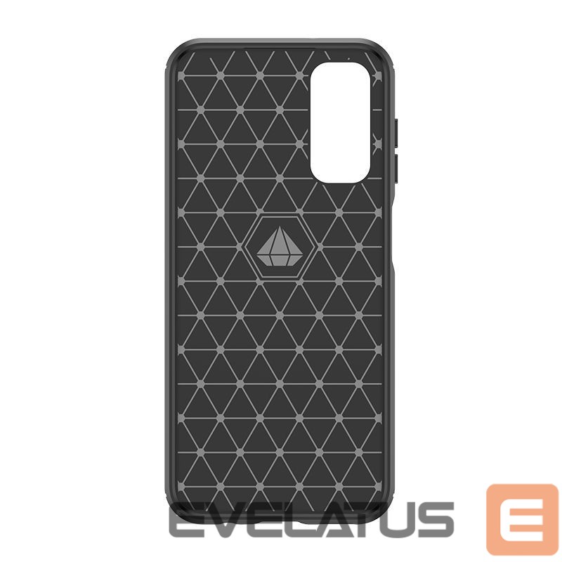 Back panel cover Hurtel Flexible carbon pattern case for Samsung Galaxy M14 Carbon Case - black