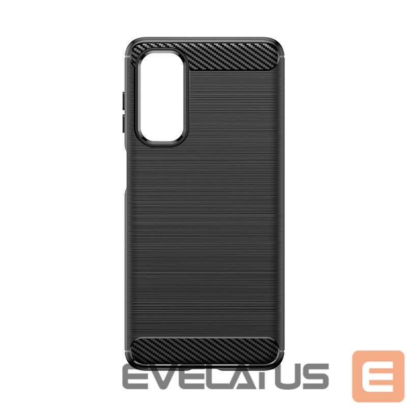 Back panel cover Hurtel Flexible carbon pattern case for Samsung Galaxy M54 Carbon Case - black