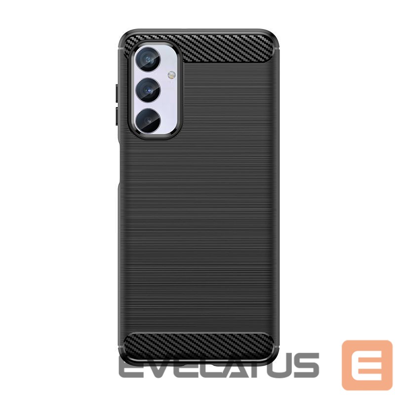 Back panel cover Hurtel Flexible carbon pattern case for Samsung Galaxy M54 Carbon Case - black