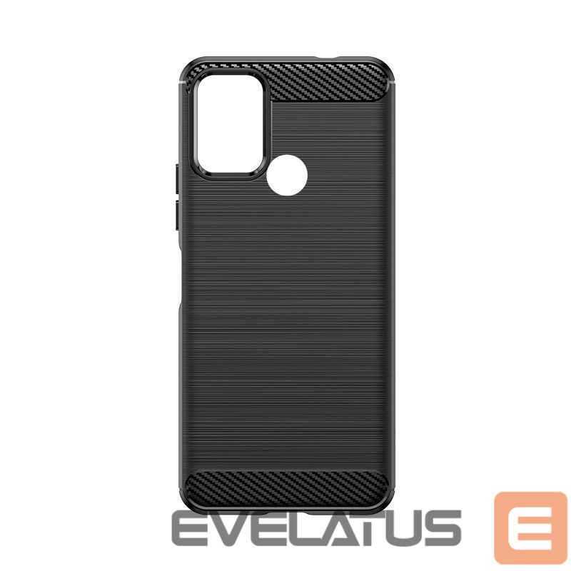 Back panel cover Hurtel Carbon Case silicone case for Nokia C22 - black