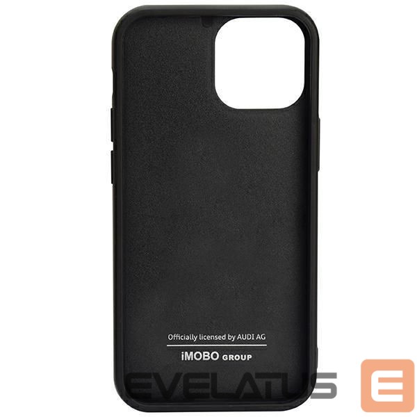 Back panel cover Audi Audi Carbon Fiber iPhone 13 Pro Max 6.7" black/black hardcase AU-TPUPCIP13PM-R8/D2-BK