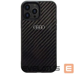 Back panel cover Audi  Audi Carbon Fiber iPhone 14 Pro 6.1" black/black hardcase AU-TPUPCIP14P-R8/D2-BK