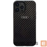 Back panel cover Audi  Audi Carbon Fiber iPhone 14 Pro Max 6.7" black/black hardcase AU-TPUPCIP14PM-R8/D2-BK
