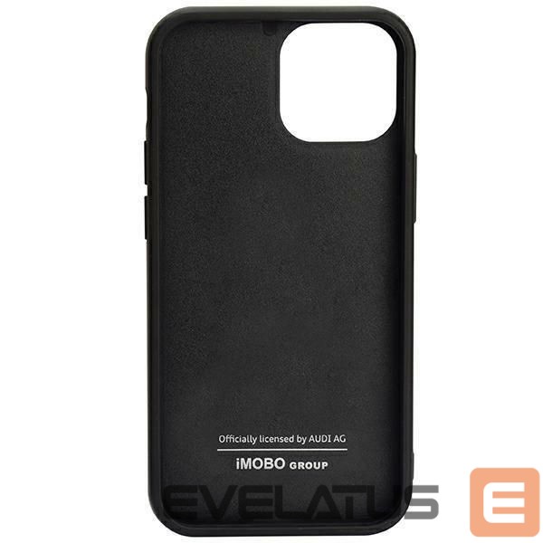 Back panel cover Audi Audi Carbon Fiber iPhone 14 Pro Max 6.7" black/black hardcase AU-TPUPCIP14PM-R8/D2-BK
