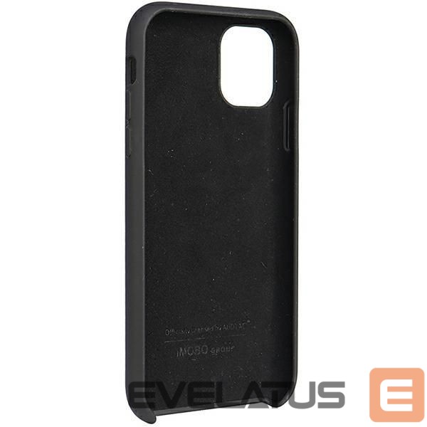 Back panel cover Audi Audi Silicone Case iPhone 11 / Xr 6.1" black/black hardcase AU-LSRIP11-Q3/D1-BK