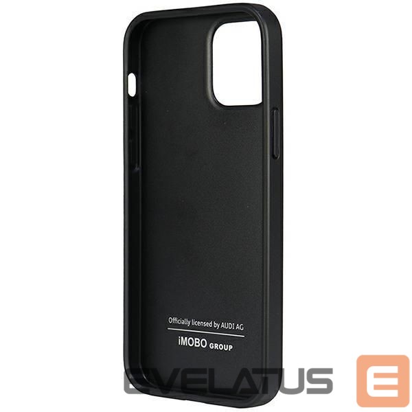 Back panel cover Audi Audi Synthetic Leather iPhone 11 Pro 5.8" black/black hardcase AU-TPUPPCIP11-TT/D1-BK