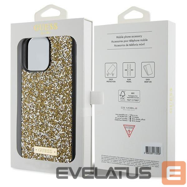 Back panel cover Guess Yellow