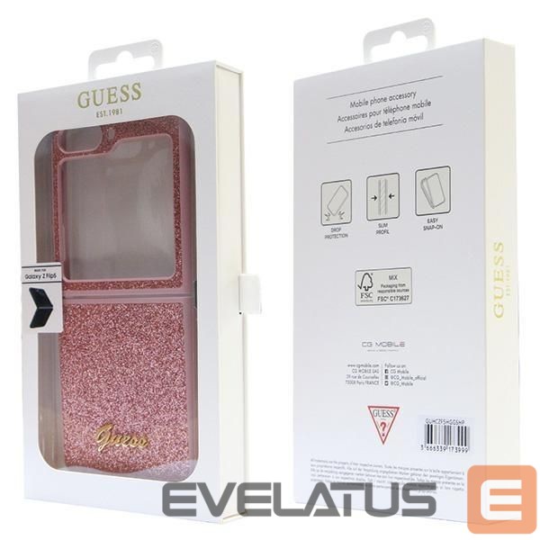 Back panel cover Guess Pink