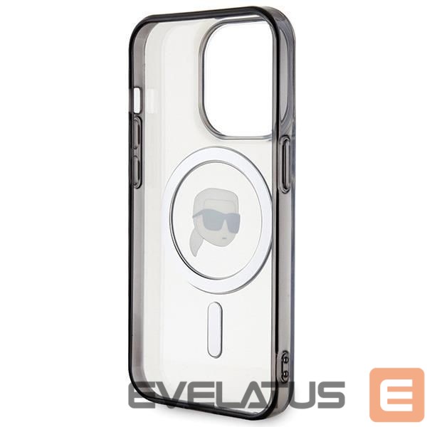 Back panel cover Karl Lagerfeld Karl Lagerfeld KLHMP15LHKHNOTK case for iPhone 15 Pro - transparent