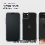 Protective glass Spigen - Spigen ALM Glass FC tempered glass for iPhone 15 Plus - black 2 pcs. 