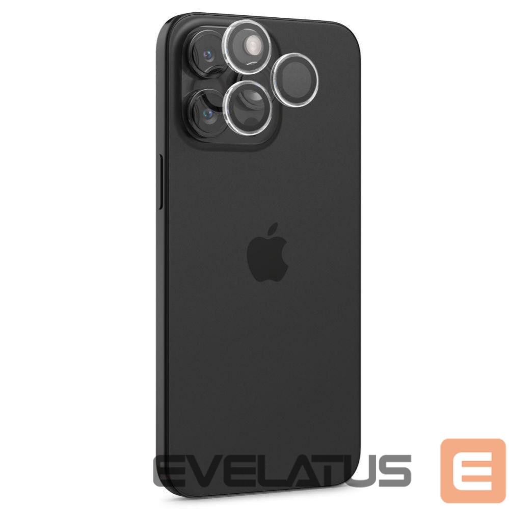 Protective glass Spigen Spigen Glas.tR EZ Fit Optik Pro Camera Cover for iPhone 15 Pro / 15 Pro Max / 16 Pro / 16 Pro Max / 17 Pro / 17 Pro Max - 2 pcs.