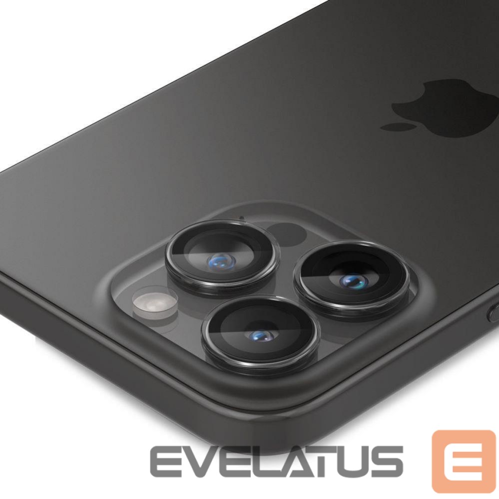 Protective glass Spigen Spigen Glas.tR EZ Fit Optik Pro Camera Cover for iPhone 15 Pro / 15 Pro Max / 16 Pro / 16 Pro Max / 17 Pro / 17 Pro Max - 2 pcs.