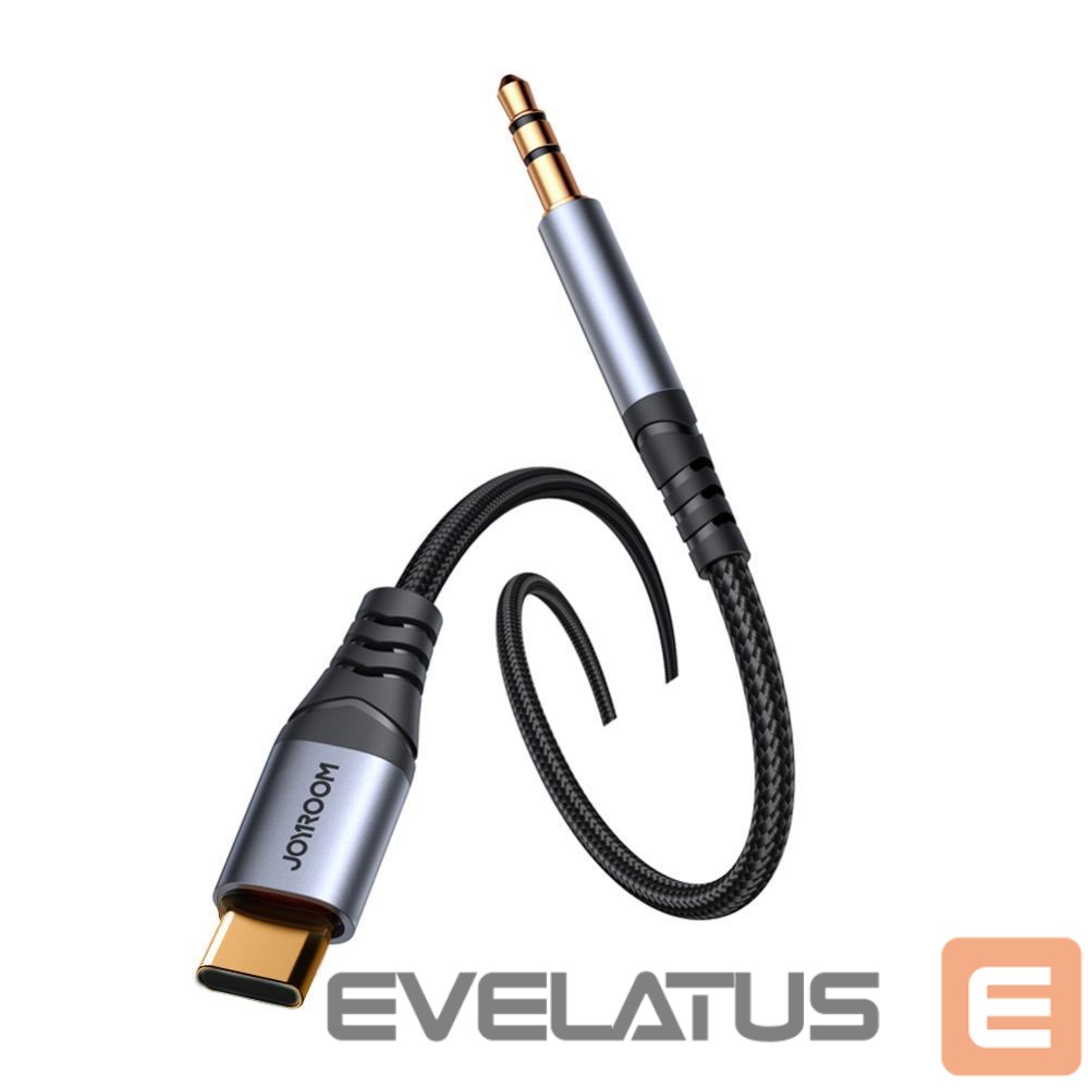 Cable Joyroom Joyroom Audio Transfer Series SY-A07 Mini Jack 3.5mm/USB-C Cable 1.2m - Black