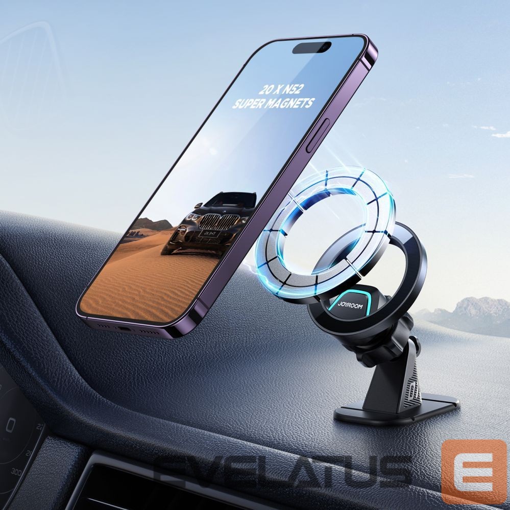 Auto holder Joyroom Joyroom magnetic car holder for cockpit/dashboard black (JR-ZS376)