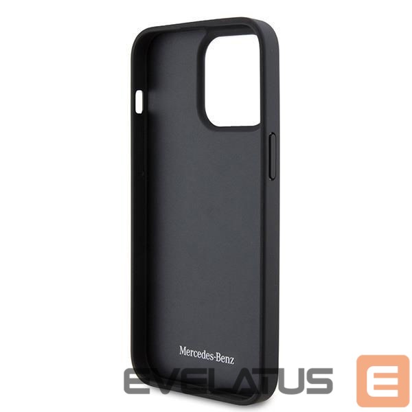 Back panel cover Mercedes-Benz Mercedes MEHCP15LARMRE iPhone 15 Pro 6.1" red/red hardcase Leather Urban Bengale