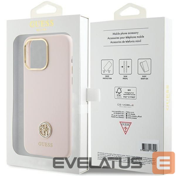 Back panel cover Guess Pink