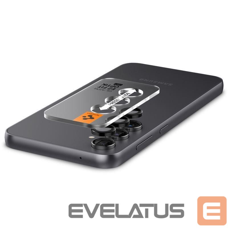 Back panel cover Spigen Spigen Glas.tR EZ Fit Optik Camera Protector for Samsung Galaxy S23 FE - Black 2 pcs.
