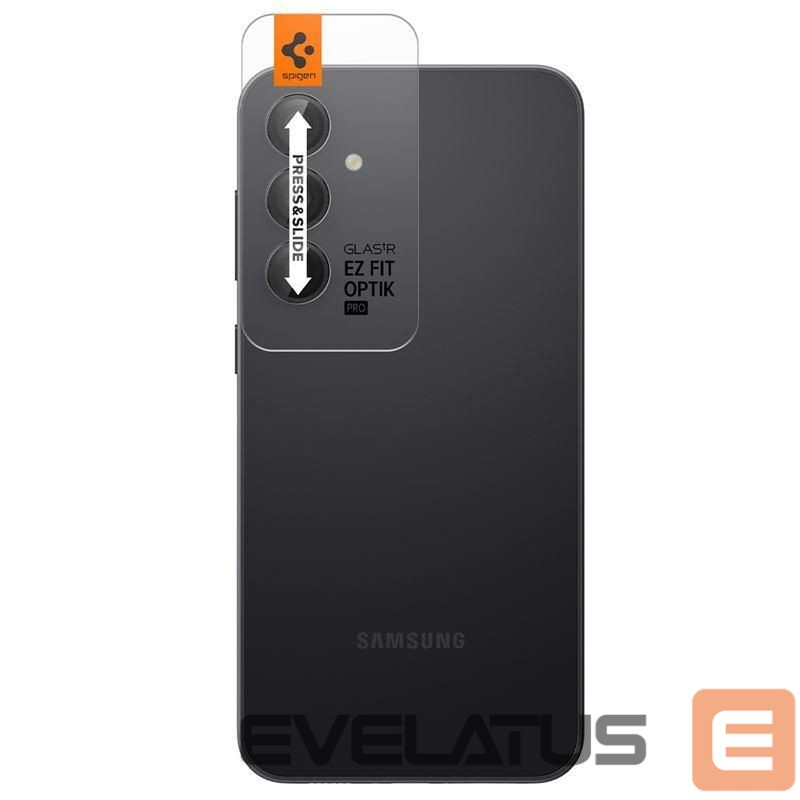 Back panel cover Spigen Spigen Glas.tR EZ Fit Optik Camera Protector for Samsung Galaxy S23 FE - Black 2 pcs.