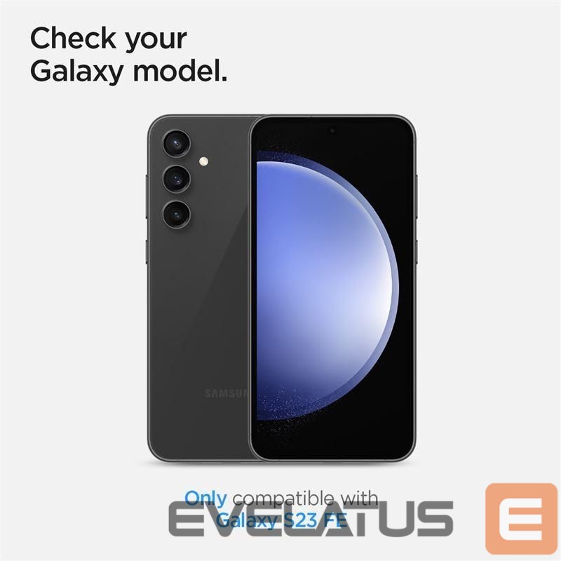 Back panel cover Spigen Spigen Glas.tR EZ Fit Optik Camera Protector for Samsung Galaxy S23 FE - Black 2 pcs.