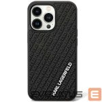 Back panel cover Karl Lagerfeld  Karl Lagerfeld KLHCN613DMKRLK iPhone 11 / Xr 6.1" black/black hardcase 3D Rubber Multi Logo 