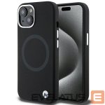 Back panel cover BMW  BMW Signature Liquid Silicone MagSafe case for iPhone 15 - black 