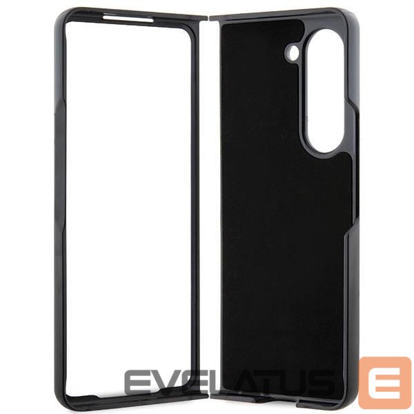 Back panel cover Karl Lagerfeld Karl Lagerfeld Saffiano Karl&Choupette Pin case for Samsung Galaxy Z Fold 5 - black